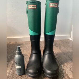 Hunter boots size 7